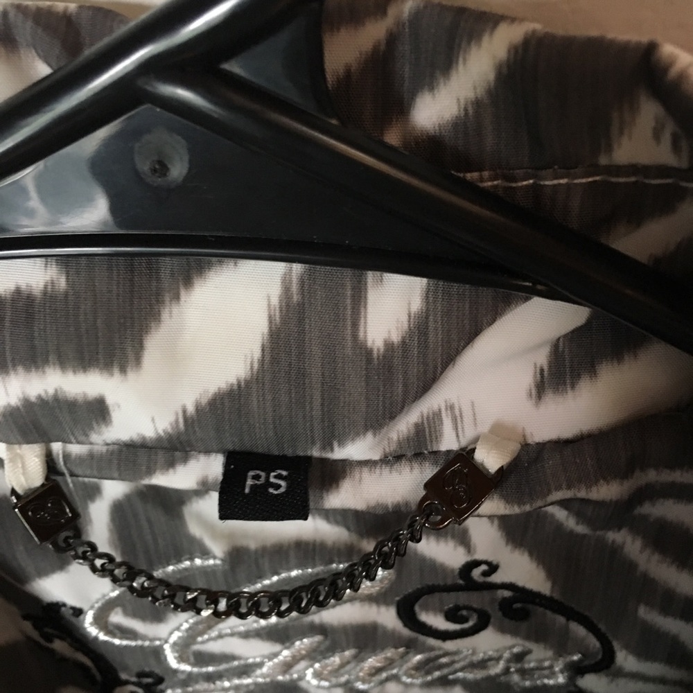 🎉HP🎉GUESS Women’s Zebra Print Trenchcoat 🧥👜 🦓 - Picture 8 of 16
